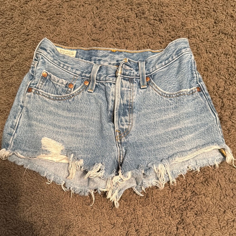 Levi Denim Blue Women's Shorts
